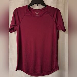 Tek Gear Women's Maroon Short Sleeve Tee
